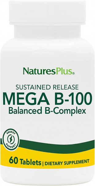 Natures Plus MEGA B-100 - 60 Tabletten