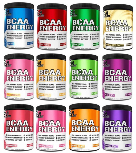 EVL Nutrition BCAA Energy - 252-390g-Dose