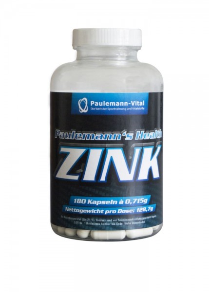 Paulemann-Vital Zink 25 mg 180 Kapseln