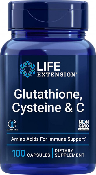 Life Extension Glutathione Cysteine &C-100 Kapseln