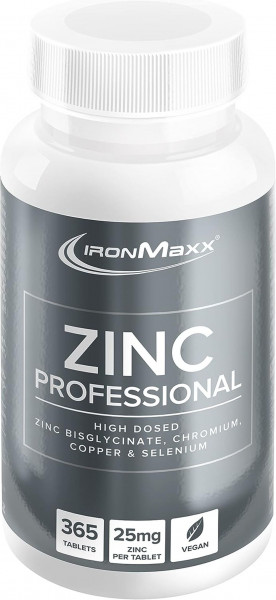 Ironmaxx Zinc Professional- 365 Tabletten