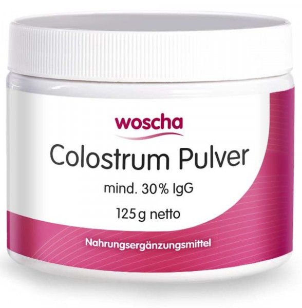 Woscha Colostrum Pulver – 125 g - Dose