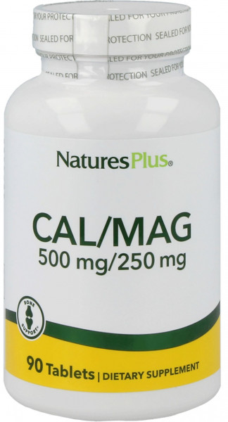 Natures Plus CAL/MAG 500mg/250mg– 90Tabletten