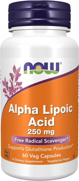 Now Foods Alpha Lipoic Acid 250 mg – 60 veg. Kapseln