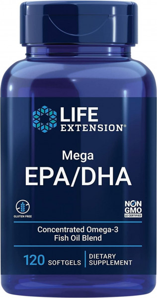 Life Extension Mega EPA/DHA-120 Weichkapseln