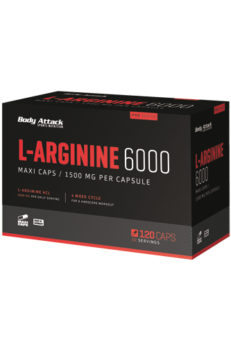 Body Attack L-Arginine 6000 - 120 Kapseln