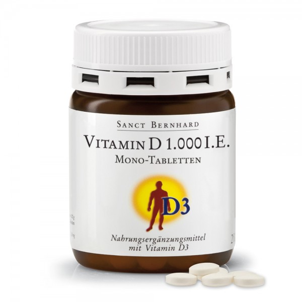 Sanct Bernhard Vitamin D 1000 I.E. 250 Tabletten