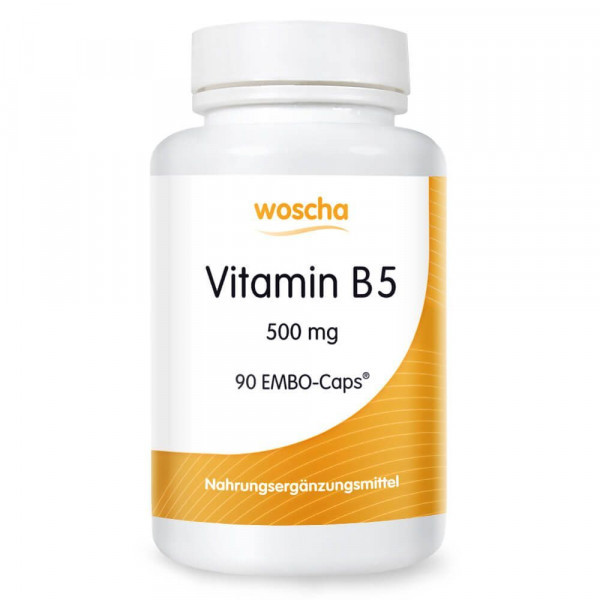 Woscha Vitamin B5 500mg - 90 Kapseln