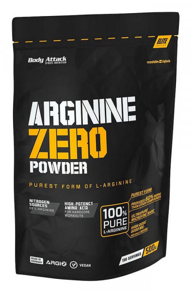 Body Attack Arginine Zero Powder - 500g-Beutel