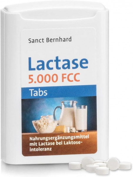 Sanct Bernhard Lactase-Tabs 5000 FCC-Einheiten- 150 Tabletten