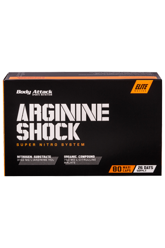 Body Attack Arginine Shock - 80 Kapseln