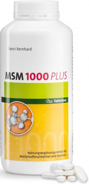 Sanct Bernhard MSM 1000 Plus- 500 Tabletten