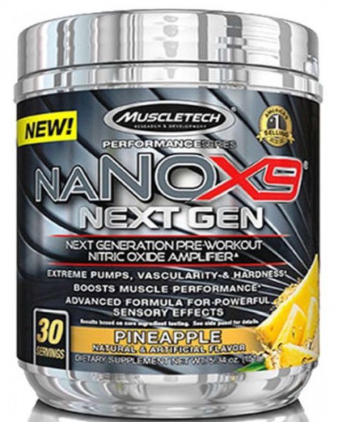 Muscletech NANOX9 Next Gen Pre-Workout 151 g - Pineapple