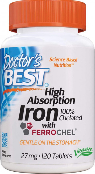 Doctor`s Best high absorption Iron-120 Tabletten
