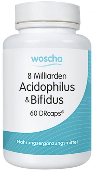 Woscha 8 Milliarden Acidophilus & Bifidus - 60 DRcaps