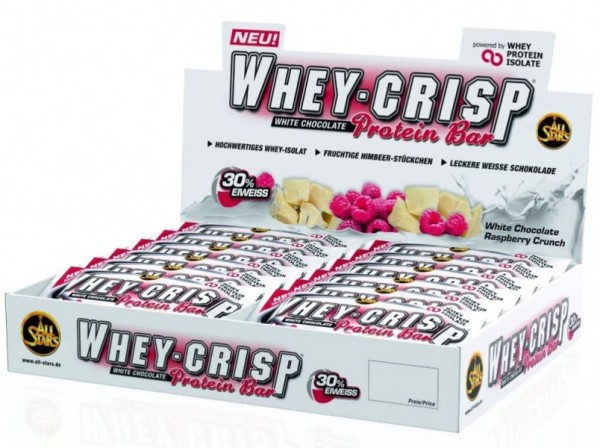 All Stars Whey-Crisp Protein Bar - 24 Riegel a 50 g