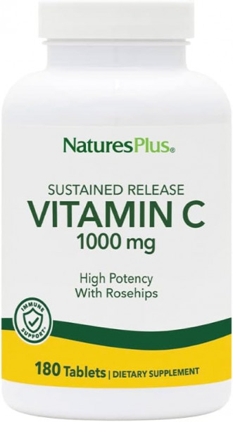 Natures Plus Vitamin C 1000 mg – 180 Tabletten
