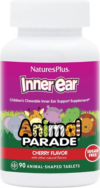 Natures Plus Animal Parade Inner Ear - 90 Tabletten, Cherry