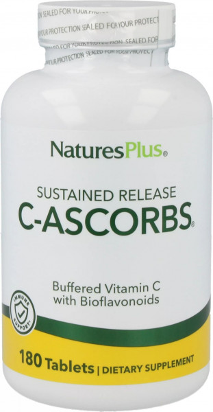 Natures Plus C-Ascorbs S/R 180 Tabletten