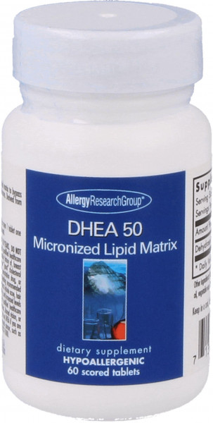 Allergy Research Group DHEA 50 mg – 60 Tabletten
