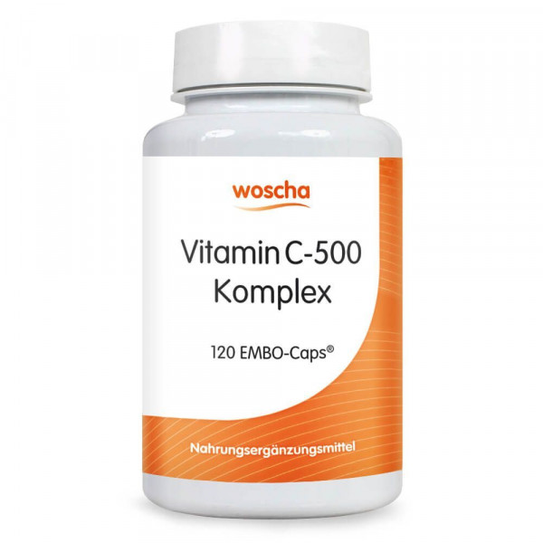 Woscha Vitamin C-500 Komplex - 120 EMBO-Caps
