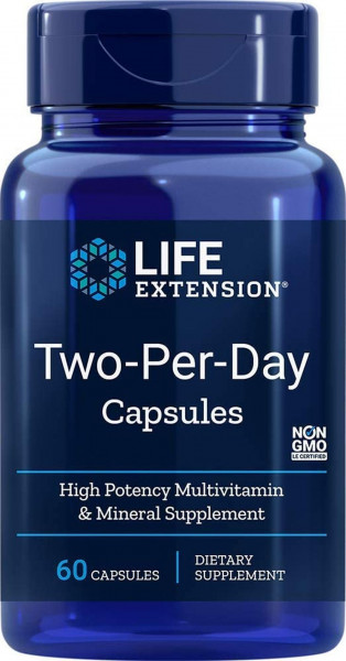 Life Extension Two-Per-Day- 60 Kapseln