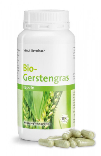 Sanct Bernhard Bio-Gerstengras - 240 Kapseln