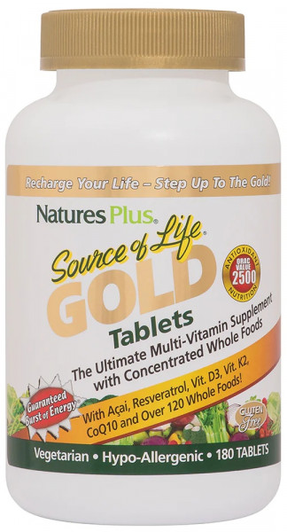 Natures Plus Source of Life Gold – 180 Tabletten