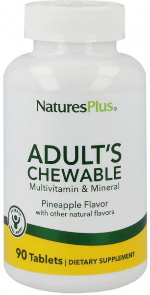 Natures Plus Adult`s Chewable-90 Tablets