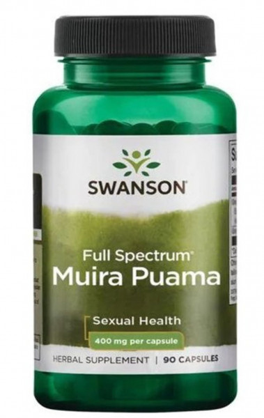 Swanson Muira Puama Extract 400mg - 90 Kapseln