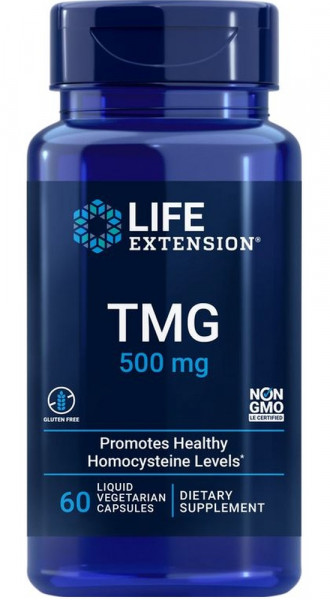 Life Extension TMG 500mg – 60 pflanzliche Flüssigkapseln