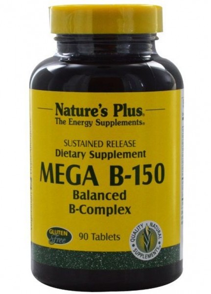 Natures Plus MEGA B-150 Sustained Release - 90 Tabletten