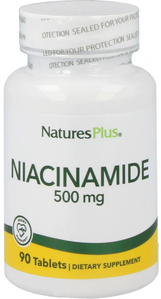 Natures Plus Niacinamide 500 mg - 90 Tabletten