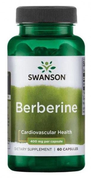 Swanson Berberine 400 mg - 60 Kapseln