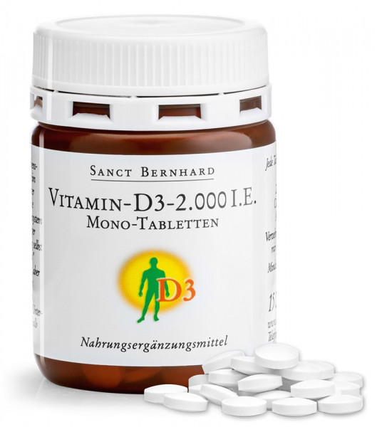 Sanct Bernhard Vitamin-D3-2000 I.E. - 150 Tabletten