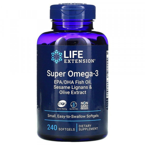 Life Extension Super Omega-3 - 240 Weichkapseln