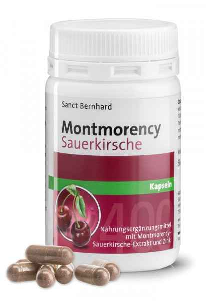 Sanct Bernhard Montmorency Sauerkirsche - 90 Kapseln