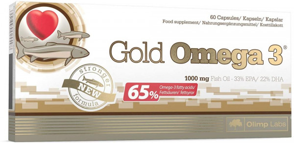 Olimp Gold Omega 3 65% - 60 Kapseln