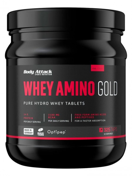 Body Attack Whey Amino Gold - 325 Tabletten