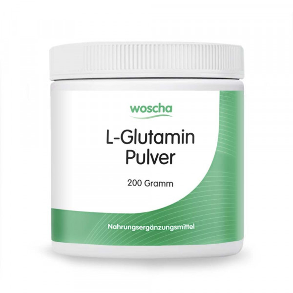 Woscha L-Glutamin Pulver – 200 g - Dose