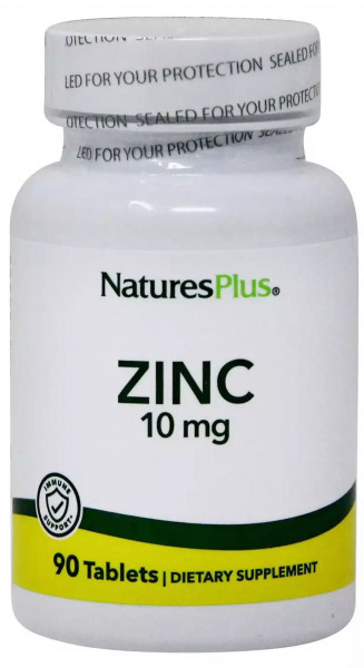Natures Plus Zinc 10 mg - 90 Tabletten