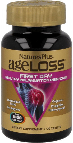 Natures Plus AgeLoss First Day Healthy Inflammation Response - 90 Tabletten