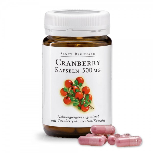 Sanct Bernhard Cranberry-Kapseln 500 mg - 90 Kapseln