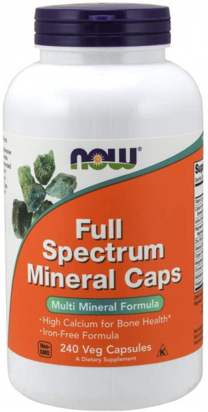Now Foods Full Spectrum Mineral Caps- eisenfrei-240 Kapseln
