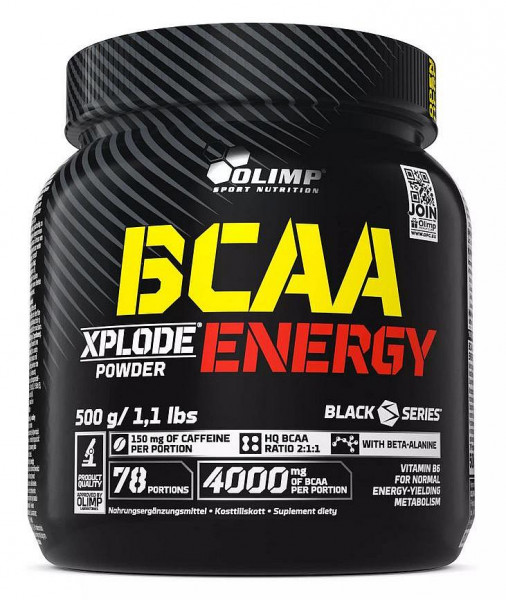 Olimp BCAA Xplode Powder ENERGY - 500 g-Dose