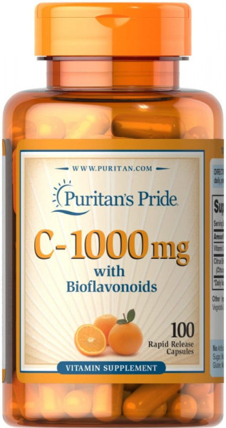 Puritans Pride C-1000 mg mit Bioflavonoide - 100 Kapseln