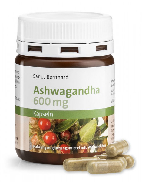 Sanct Bernhard Ashwagandha 600 mg- 60 Kapseln