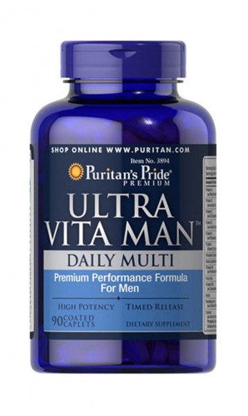 Puritans Pride Ultra Vita Man - 90 Coated Caplets