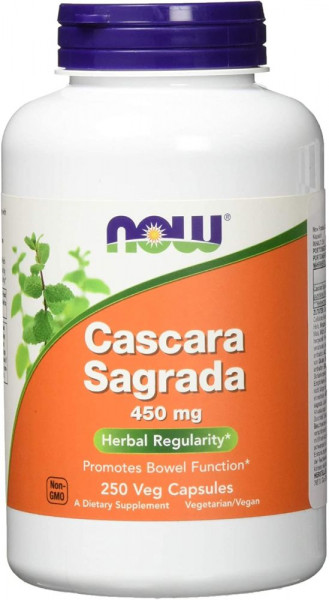 Now Foods Cascara Sagrada 450 mg - 250 Kapseln