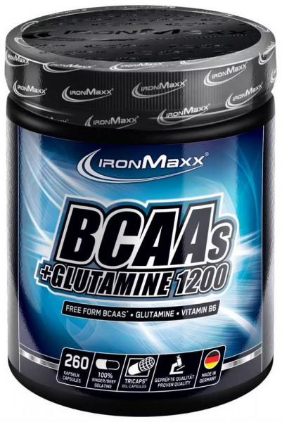 IronMaxx BCAAs + L-Glutamin 1200 - 260 TriCaps